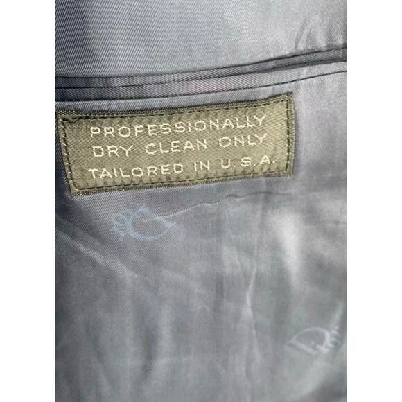 Christian Dior Monsieur Men's Blue Wool Blazer Size L Business Classic Designer - Picture 7 of 7